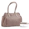 imageFit ampamp Fresh Womens Insulated Lunch Bag for Work Large Lunch Box With 3 SnapLid Containers Zipper StainResistant Copley Kit GrayMocha Feline Fine