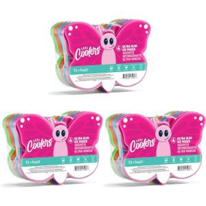 imageFit ampamp Fresh Cool Coolers Kids Lunch Box Ice Packs Slim Ice Packs for Lunch Bags Lunch Ice Packs ReusableMulticolored 8 Pack UnicornButterfly  12 PK
