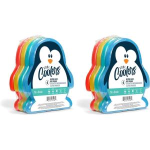 imageFit ampamp Fresh Cool Coolers Kids Lunch Box Ice Packs Slim Ice Packs for Lunch Bags Lunch Ice Packs ReusableMulticolored 8 Pack UnicornPenguin  8 PK