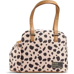 imageFit ampamp Fresh Lunch Bag For Women Insulated Womens Lunch Bag For Work Leakproof ampamp StainResistant Large Lunch Box For Women With Bottle Pocket Long Straps Zipper Closure Laketown Bag Fruit TumblerCheetah Tan