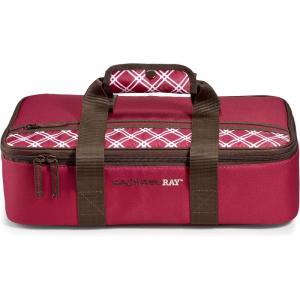 imageRachael Ray Lasagna Lugger Thermal Insulated Casserole Carrier for Hot or Cold Food Lugger Tote for Potluck Parties Picnic and Cookouts Fits 9quot x 13quot Baking DishBurgundy