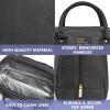 imageFit ampamp Fresh Bloomington Lunch Bag for Women  Insulated Large Lunch Box for Work with Containers LeakResistant StainResistant Zipper Closure All Smiles Bubble GumBlack