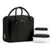imageFit ampamp Fresh Bloomington Lunch Bag for Women  Insulated Large Lunch Box for Work with Containers LeakResistant StainResistant Zipper Closure All Smiles Bubble GumBlack