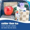imageFit ampamp Fresh Cool Coolers 2 Pack Soft Ice for Lunch Bags Flexible Stretch Nylon Durable Reusable Lunch Box Ice Packs Soft Ice Reusable Freezer Packs Lunch Ice Easy to Clean Taupe CheckerboardTaupe Checkerboard