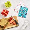 imageFit ampamp Fresh Cool Coolers 2 Pack Soft Ice for Lunch Bags Flexible Stretch Nylon Durable Reusable Lunch Box Ice Packs Soft Ice Reusable Freezer Packs Lunch Ice Easy to Clean Taupe CheckerboardMulticolor