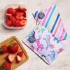 imageFit ampamp Fresh Cool Coolers 2 Pack Soft Ice for Lunch Bags Flexible Stretch Nylon Durable Reusable Lunch Box Ice Packs Soft Ice Reusable Freezer Packs Lunch Ice Easy to Clean Taupe CheckerboardUniorn Stripes
