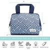 imageFit ampamp Fresh Charlotte Adult Insulated Lunch Bag with Carry Handles Graphic CheetahNavy Sketch Diamonds