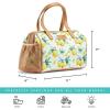 imageFit ampamp Fresh Cloverdale Adult Insulated Lunch Bag with Side Pouch ampamp Carry Handles Complete Lunch Kit Includes 2 Containers Botanical Silo NavyLemon Spring