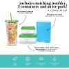 imageFit ampamp Fresh Lunch Bag For Women Insulated Womens Lunch Bag For Work Leakproof ampamp StainResistant Large Lunch Box For Women With Containers Tumbler and Ice Pack Zipper Closure Wichita Bag X SpotGroovy Floral