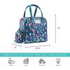imageFit ampamp Fresh Lunch Bag For Women Insulated Womens Lunch Bag For Work Leakproof ampamp StainResistant Large Lunch Box For Women With Containers Tumbler and Ice Pack Zipper Closure Wichita Bag X SpotTeal Leopard