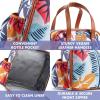 imageFit ampamp Fresh Lunch Bag For Women Insulated Womens Lunch Bag For Work Leakproof ampamp StainResistant Large Lunch Box For Women With Containers Tumbler and Ice Pack Zipper Closure Wichita Bag X SpotSilver