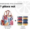 imageFit ampamp Fresh Lunch Bag For Women Insulated Womens Lunch Bag For Work Leakproof ampamp StainResistant Large Lunch Box For Women With Containers Tumbler and Ice Pack Zipper Closure Wichita Bag X SpotSilver