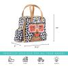 imageFit ampamp Fresh Lunch Bag For Women Insulated Womens Lunch Bag For Work Leakproof ampamp StainResistant Large Lunch Box For Women With Containers Tumbler and Ice Pack Zipper Closure Wichita Bag X SpotTropical Glam Cat