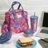 imageFit ampamp Fresh Lunch Bag For Women Insulated Womens Lunch Bag For Work Leakproof ampamp StainResistant Large Lunch Box For Women With Containers Tumbler and Ice Pack Zipper Closure Wichita Bag X SpotAbstract Peacock