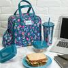 imageFit ampamp Fresh Lunch Bag For Women Insulated Womens Lunch Bag For Work Leakproof ampamp StainResistant Large Lunch Box For Women With Containers Tumbler and Ice Pack Zipper Closure Wichita Bag X SpotTeal Leopard