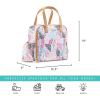 imageFit ampamp Fresh Lunch Bag For Women Insulated Womens Lunch Bag For Work Leakproof ampamp StainResistant Large Lunch Box For Women With Containers Tumbler and Ice Pack Zipper Closure Wichita Bag X SpotColorful Palm