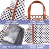 imageFit ampamp Fresh Lunch Bag For Women Insulated Womens Lunch Bag For Work Leakproof ampamp StainResistant Large Lunch Box For Women With Containers Tumbler and Ice Pack Zipper Closure Wichita Bag X SpotWhite Dot