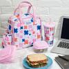 imageFit ampamp Fresh Lunch Bag For Women Insulated Womens Lunch Bag For Work Leakproof ampamp StainResistant Large Lunch Box For Women With Containers Tumbler and Ice Pack Zipper Closure Wichita Bag X SpotX Marks the Spot