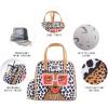 imageFit ampamp Fresh Lunch Bag For Women Insulated Womens Lunch Bag For Work Leakproof ampamp StainResistant Large Lunch Box For Women With Containers Tumbler and Ice Pack Zipper Closure Wichita Bag X SpotTropical Glam Cat