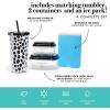 imageFit ampamp Fresh Lunch Bag For Women Insulated Womens Lunch Bag For Work Leakproof ampamp StainResistant Large Lunch Box For Women With Containers Tumbler and Ice Pack Zipper Closure Wichita Bag X SpotTropical Glam Cat