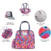 imageFit ampamp Fresh Lunch Bag For Women Insulated Womens Lunch Bag For Work Leakproof ampamp StainResistant Large Lunch Box For Women With Containers Tumbler and Ice Pack Zipper Closure Wichita Bag X SpotAbstract Peacock