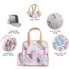 imageFit ampamp Fresh Lunch Bag For Women Insulated Womens Lunch Bag For Work Leakproof ampamp StainResistant Large Lunch Box For Women With Containers Tumbler and Ice Pack Zipper Closure Wichita Bag X SpotColorful Palm