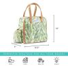 imageFit ampamp Fresh Lunch Bag For Women Insulated Womens Lunch Bag For Work Leakproof ampamp StainResistant Large Lunch Box For Women With Containers Tumbler and Ice Pack Zipper Closure Wichita Bag X SpotPalm Leaves