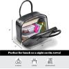 imageFit ampamp Fresh Lyon Modern Lunch Bag With Travel Utensils For Women Insulated Womens Lunch Bag For Work Leakproof ampamp StainResistant Large Lunch Box For Women Faux Croc Leather BlackBlack