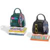 imageFit ampamp Fresh Lyon Modern Lunch Bag With Travel Utensils For Women Insulated Womens Lunch Bag For Work Leakproof ampamp StainResistant Large Lunch Box For Women Faux Croc Leather BlackLyon Emerald