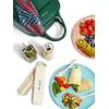 imageFit ampamp Fresh Lyon Modern Lunch Bag With Travel Utensils For Women Insulated Womens Lunch Bag For Work Leakproof ampamp StainResistant Large Lunch Box For Women Faux Croc Leather BlackLyon Emerald