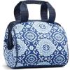 imageFit ampamp Fresh Charlotte Adult Insulated Lunch Bag with Carry Handles Graphic CheetahNavy Medallion Bloom