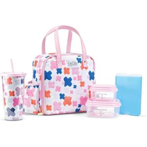 imageFit ampamp Fresh Lunch Bag For Women Insulated Womens Lunch Bag For Work Leakproof ampamp StainResistant Large Lunch Box For Women With Containers Tumbler and Ice Pack Zipper Closure Wichita Bag X SpotX Marks the Spot