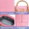 imageFit ampamp Fresh Bloomington Lunch Bag for Women  Insulated Large Lunch Box for Work with Containers LeakResistant StainResistant Zipper Closure MauveDusty Rose