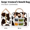 imageFit ampamp Fresh Bloomington Lunch Bag for Women  Insulated Large Lunch Box for Work with Containers LeakResistant StainResistant Zipper Closure MauveCowhide