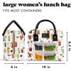 imageFit ampamp Fresh Bloomington Lunch Bag for Women  Insulated Large Lunch Box for Work with Containers LeakResistant StainResistant Zipper Closure MauveMixology