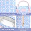 imageFit ampamp Fresh Bloomington Lunch Bag for Women  Insulated Large Lunch Box for Work with Containers LeakResistant StainResistant Zipper Closure MauveBubble Gum