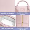 imageFit ampamp Fresh Bloomington Lunch Bag for Women  Insulated Large Lunch Box for Work with Containers LeakResistant StainResistant Zipper Closure MauveMauve