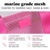 imageFit amp Fresh The Shore Thing Marine Grade Mesh Beach Bag with Pockets  Waterproof Sandproof Tote Bag Lightweight Foldable Tote Bag XL Travel Bag Beach Vacation Essentials Flamingo Pink