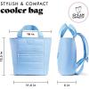 imageFit amp Fresh Carefree Cooler Collection  Insulated Leakproof WaterResistant Tote amp Mini Sling Bag for Summer Pool amp TravelCornflower