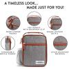 imageFit amp Fresh Foundry Thayer Insulated Lunch Bag with 2 Food Containers Reusable Lunch Box Mini Cooler Bag Perfect for Work College PicnicsBlue