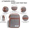 imageFit amp Fresh Foundry Thayer Insulated Lunch Bag with 2 Food Containers Reusable Lunch Box Mini Cooler Bag Perfect for Work College PicnicsSteel