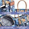 imageFit amp Fresh Insulated Lunch Box For Women Leakproof amp StainResistant With Container Zipper Two Exterior Pockets  Summerton Lunch Bag Silo NavyBotantical Silo Navy