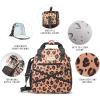 imageFit amp Fresh Kate Insulated Lunch Bag with Side Pouch amp Carry Handles Complete Lunch Kit Includes Matching Tumbler 4 Containers amp Ice Pack Colorful LeopardLeopard