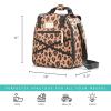 imageFit amp Fresh Kate Insulated Lunch Bag with Side Pouch amp Carry Handles Complete Lunch Kit Includes Matching Tumbler 4 Containers amp Ice Pack Colorful LeopardLeopard
