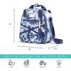 imageFit amp Fresh Kate Insulated Lunch Bag with Side Pouch amp Carry Handles Complete Lunch Kit Includes Matching Tumbler 4 Containers amp Ice Pack Colorful LeopardNavy Tie Dye