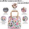 imageFit amp Fresh Lunch Bag For Women Insulated Womens Lunch Bag For Work Leakproof amp StainResistant Large Lunch Box For Women With Containers Zipper Closure Minneola Bag Blue Tie DyeBlush Leopard