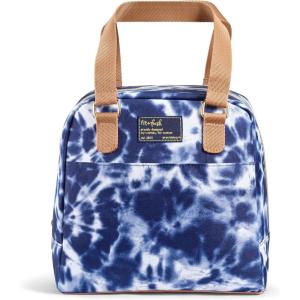 imageFit amp Fresh Lunch Bag For Women Insulated Womens Lunch Bag For Work Leakproof amp StainResistant Large Lunch Box For Women With Containers Zipper Closure Minneola Bag Blue Tie DyeBlue Tie Dye